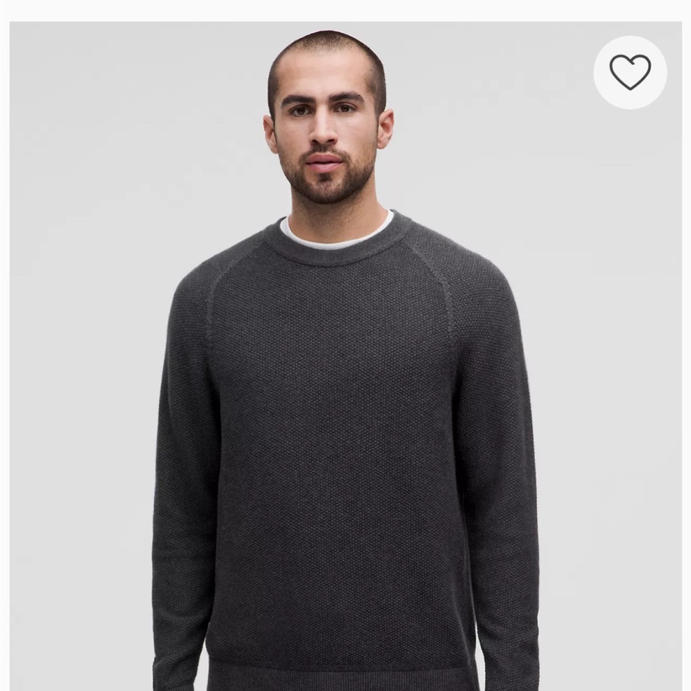 Men's Textured Knit Crewneck Sweater Lululemon
